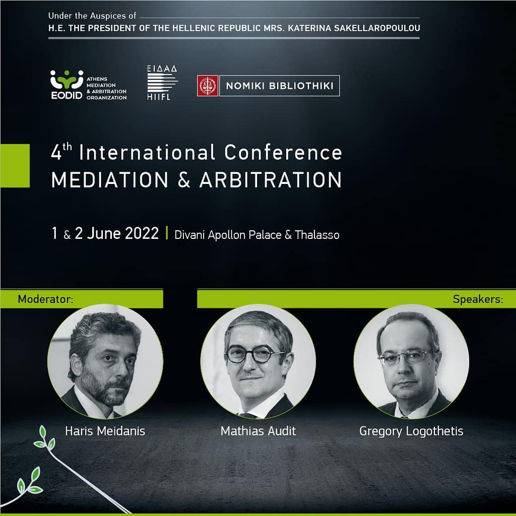 Participation at EODID 4th International Mediation & Arbitration Conference 1
